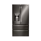 LG 28-cu. ft. 4-Door French Door Refrigerator in Black Stainless Steel