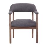 Boss Traditional Guest Chair, Slate Gray/Brown