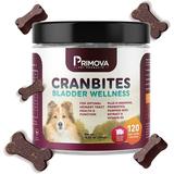Cranberry Pills for Dogs - Dog UTI Treatment Bladder Support 120 Soft Chews - Cranberry for Dogs Urinary Tract Incontinence Relief for Kidney & Immune System Health - Plus D-Mannose & Probiotics