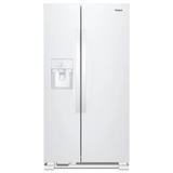 Whirlpool WRS325SDH 36 Inch Wide 24.55 Cu. Ft. Side by Side Refrigerator White Refrigeration Appliances Full Size Refrigerators Side by Side Full Size