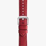 Shinola Watch Strap | Crimson Leather | 22mm | Quick Release