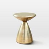 Cosmo 14.5" Side Table, Antique Brass