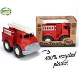 Green Toys Fire Truck w/ Extending Ladder Recycled Plastic- Red/Multi