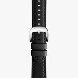 Shinola Watch Strap | Black Leather | 24mm