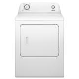 Amana NGD4655E 29 Inch Wide 6.5 Cu. Ft. Gas Dryer with Automatic Dryness Control White Laundry Appliances Dryers Gas Dryers
