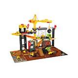 Dickie Toys Construction Playset With 4 Die-Cast Cars