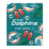 Miami Dolphins 60'' x 70'' Hometown Logo Fleece Blanket