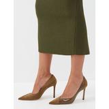 Cass 95 Suede And Patent-leather Pumps