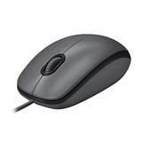 Logitech® M100 Corded Optical Mouse, Black (910-001601)
