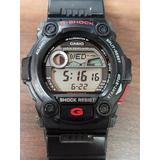 Casio 3194 G7900 200m Rescue Watch Black Tide Chronograph Low Temp Lcd