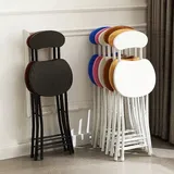 Folding stool home dining chair stool back chair training chair student dormitory chair simple