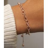 Chamonix Women's Bracelets Rose - 18k Rose Gold-Plated Heart Link Bracelet