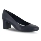 Easy Street Proper Women's High Heels, Size: 7.5 Wide, Blue