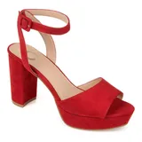 Journee Collection Nairri Women's Pumps, Size: 10, Red