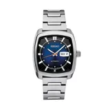 Seiko Men's Recraft Stainless Steel Automatic Watch - SNKP23, Size: Large, Grey