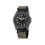 Timex Men's Expedition Black Dial Green and Black Nylon Strap Watch