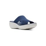 Clarks Womens Cloudsteppers Marin Coral Sandals DARK BLUE Size 8.0