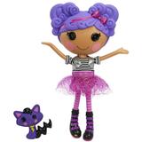Lalaloopsy Doll - Storm E. Sky with Pet Cool Cat 13 Rocker Musician Purple Doll with Changeable Pink and Black Outfit and Shoes in Reusable Camper House Package Playset for Ages 3-103