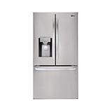 LG 28-cu. ft. French Door Refrigerator in Print Proof Stainless Steel