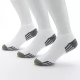 Men's GOLDTOE 3-pk. G Tec Outlast No-Show Athletic Socks, Size: 6-12, White