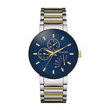 Bulova Men's Stainless Two-Tone Bracelet Watch