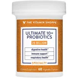 The Vitamin Shoppe Ultimate 10+ Probiotics - 20 Billion CFUs, 60 Vegetable Capsules, Multicolor, 60 CT