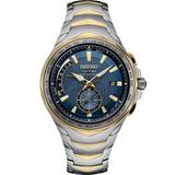 Seiko Coutura Radio Sync Solar Watch In Two-tone Men's Watch Ssg020