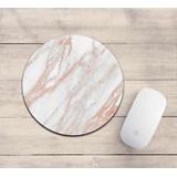 Rose Gold Marble Mousepad/White Marble/Marble Mousepad/Mousepad/Desk Accessory/Cute Mousepad/Marble Decor/Rose