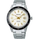 Seiko Presage Style 60S White Dial Silver Automatic Watch Silver No Size