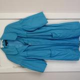 Nine West Jackets & Coats | Nine West, Ladies Blue Wrinkle Look, Trench Jacket, Size Xl (Euc) | Color: Blue | Size: Xl