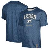 Men's ProSphere Navy Akron Zips Soccer Logo T-Shirt