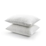 Martha Stewart Charcoal Infused Luxury Knit Pillows Polyester/Memory Foam, Size 20.0 H x 28.0 W in | Wayfair DS2515LUXK-1J2PK