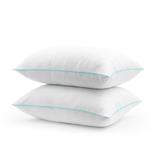 Martha Stewart Signature Cooling Memory Foam Cluster Pillows Polyester/Memory Foam, Size 20.0 H x 28.0 W in | Wayfair DS2515SIGKCOOL-1J2PK