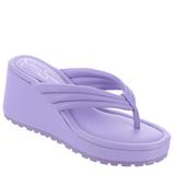 Jessica Simpson Kemnie Platform Sandal - Womens 8.5 Purple Sandal Medium