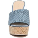 Dali Woven Platform Wedge Sandal In Jeans At Nordstrom Rack