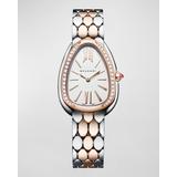 33mm Serpenti Seduttori Watch with Diamonds, Two-Tone