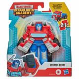 Transformers Rescue Bots Academy Optimus Prime To Hot Rod Truck
