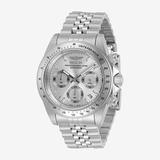 Invicta Speedway Mens Chronograph Silver Tone Stainless Steel Bracelet Watch 30988, One Size