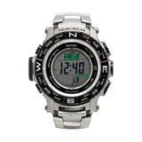 Casio Men's PRO TREK Triple Sensor Titanium Digital Atomic Solar Watch - PRW3500T-7CR, Grey
