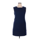 Carolina Herrera Casual Dress - Mini: Blue Solid Dresses - Used - Size 16