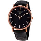Everytime Large Black Dial Watch T1096103605100