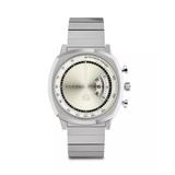 Gucci Grip 40mm Chrono Silver Dial Ss Bracelet Men's Watch Ya157302