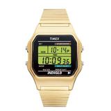 Mens Timex(R) Digital Indiglo Gold-Tone Watch - T786779J