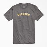 Dickies Men's Block Text Graphic T-Shirt - Charcoal Gray Heather Size XL (WSR73)