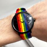 Michael Kors Accessories | Mk Blake Pvd Steel Pride Rainbow | Color: Black | Size: 42mm