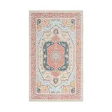 57 Grand By Nicole Curtis Ethan Red & Blue Accent Rug, 45 X 27