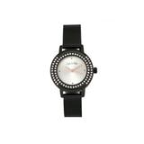 Sophie And Freda Cambridge Bracelet Watch w/Swarovski Crystals - Women's Black One Size SAFSF4103