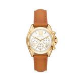 Bradshaw Goldtone Stainless Steel & Leather Chronograph Watch