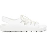 Jelly Lace-up Sandals - White - Bottega Veneta Sandals