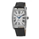 Hamilton Boulton Mechanical White Dial Black Leather Strap Men's Watch H13519711 H13519711